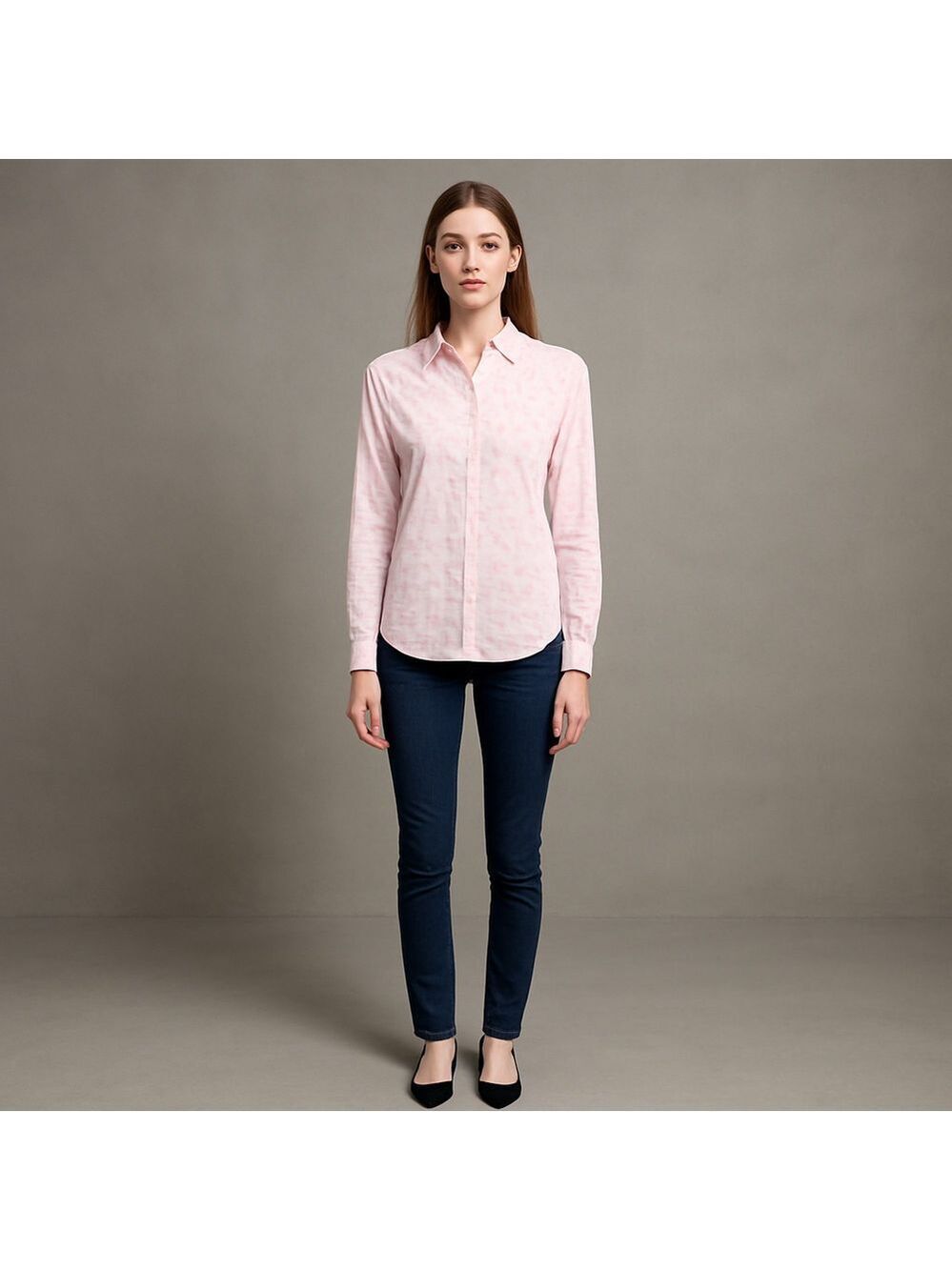 Merona Pink Bicycle Blouse Size Small